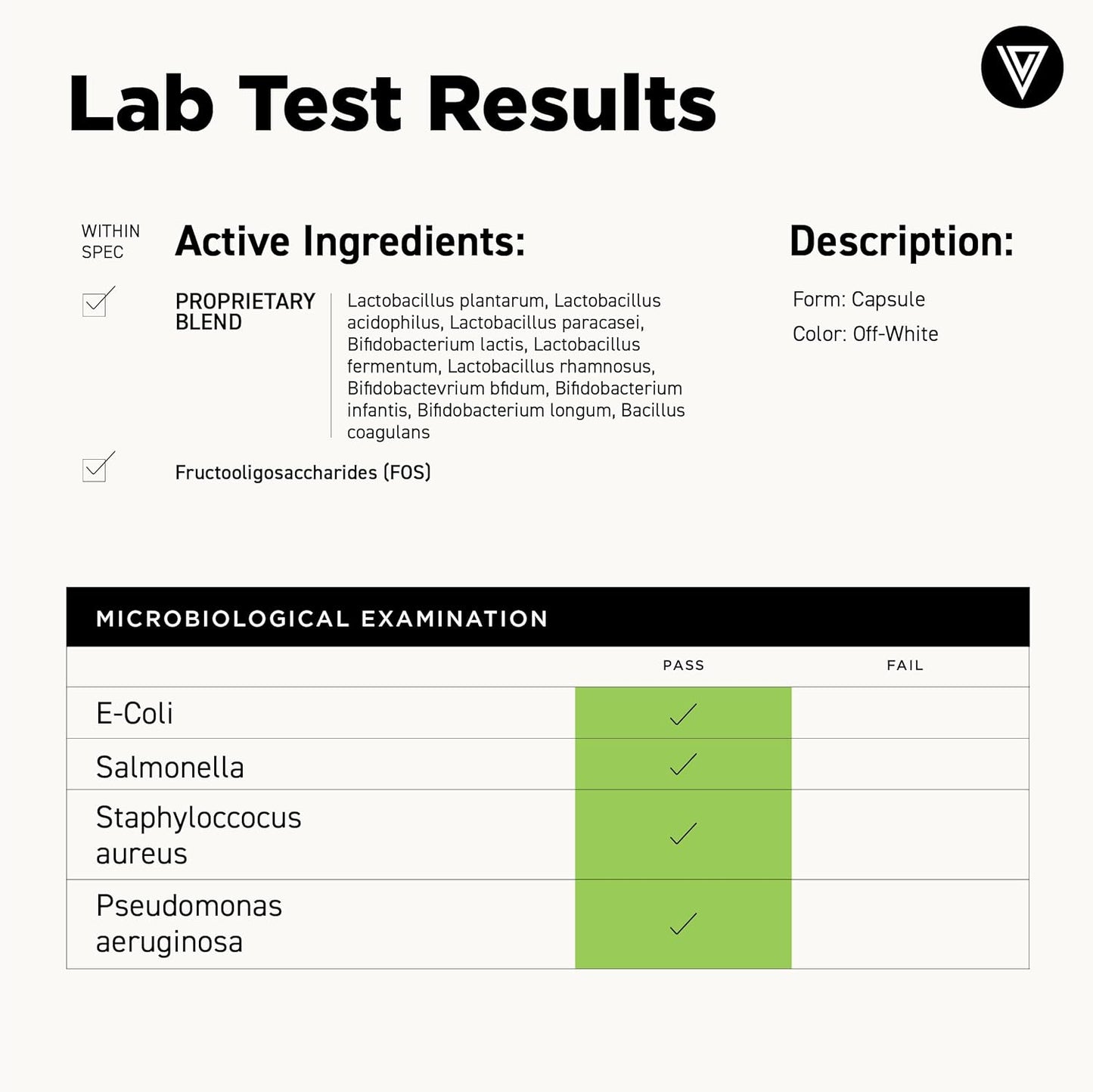 Vital Vitamins Probiotic Complex for Men & Women - 70 Billion CFU - Made with Prebiotic Blend - Digestive, Gut Health, & Immune Support - Powerful Blend of 10 Strains - 30 Capsules