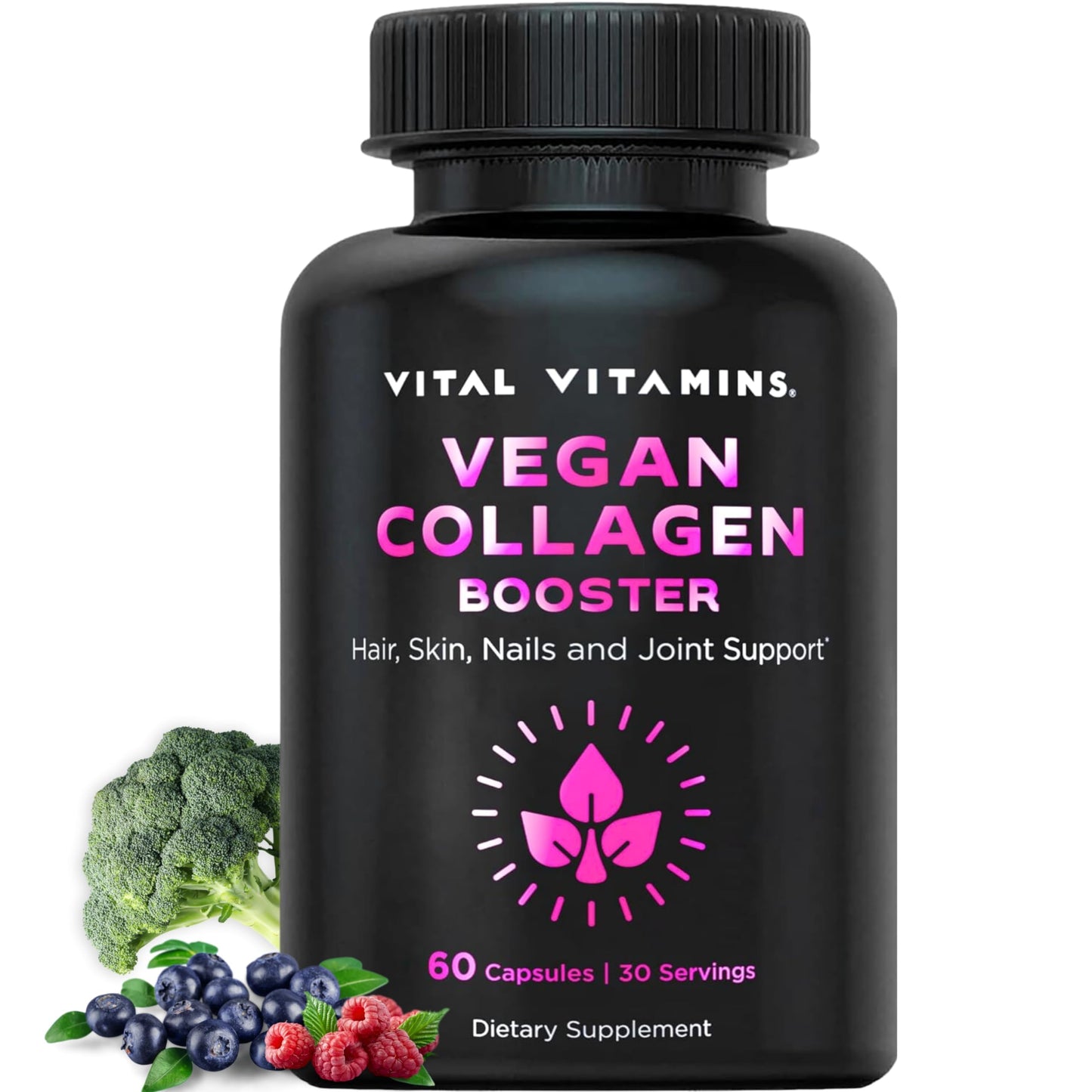 Vital Vitamins Multi Collagen for Women & Men - Type I, II, III, V, X - Grass Fed, Non-GMO - 150 Capsules