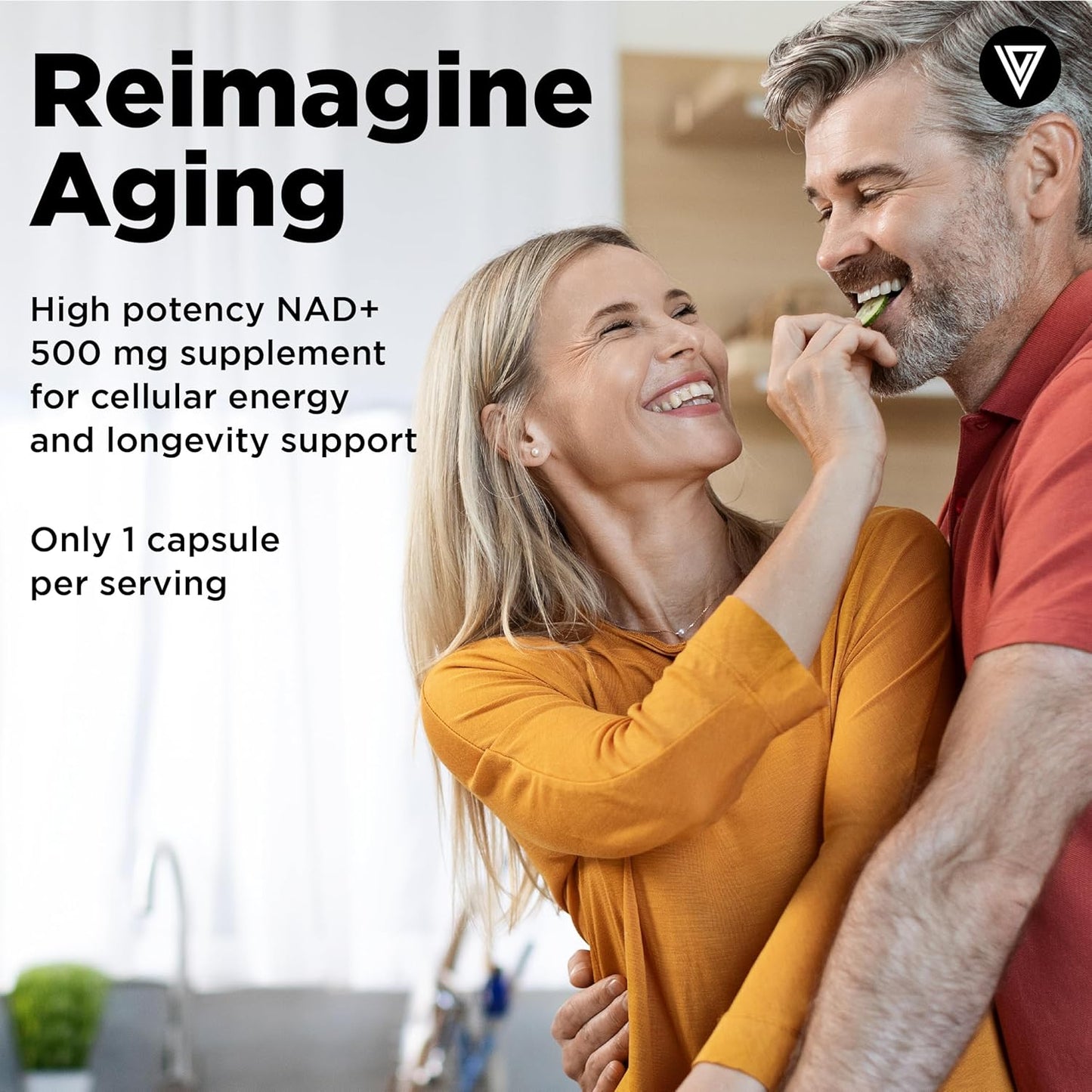 Vital Vitamins NAD Supplement - NAD+ (Nicotinamide Adenine Dinucleotide) for Men & Women - Made with Liposomal Delivery - Cellular Anti-Aging Support, Energy, Focus - 30-Day Supply